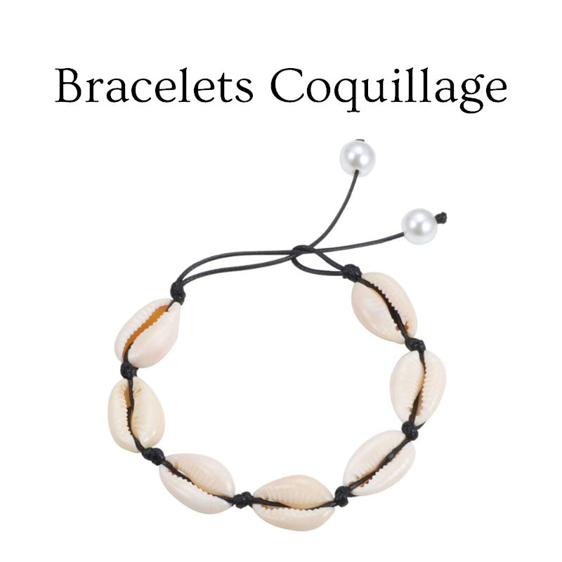 COLLECTION IRL - BIJOUX - Bracelet élastique - Coquillages