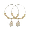 Boucles d'Oreilles Pendante Cauris