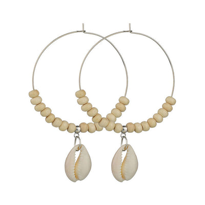 Boucles d'Oreilles Pendante Cauris