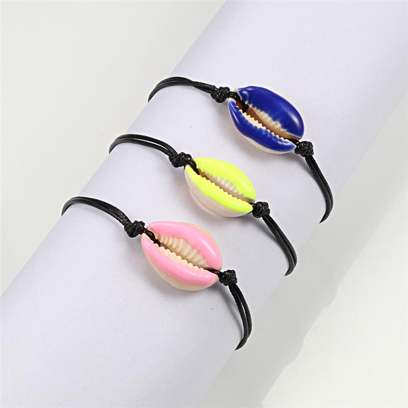Bracelet Cauri Cordon | Coquillages Boutique