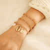 Bracelet Cauris Plaqué Doré