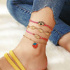 Bracelet Cheville Doré Cauris