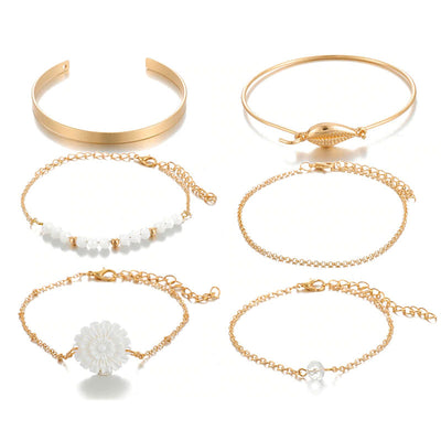 Bracelet Coquillage Or | Coquillages Boutique