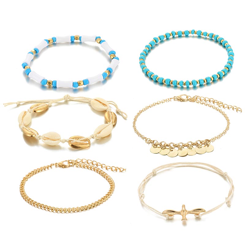Bracelet ficelle multicolore cauris et œil grec – Apothéose Boutique -  Vêtements et accessoires