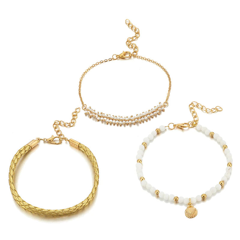 Chaîne de Cheville Avec Coquillage | Coquillages Boutique