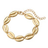 Chaîne de Cheville Cauris Doré | Coquillages Boutique
