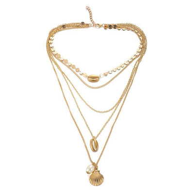 Collier Coquillage Grain de Café | Coquillages Boutique